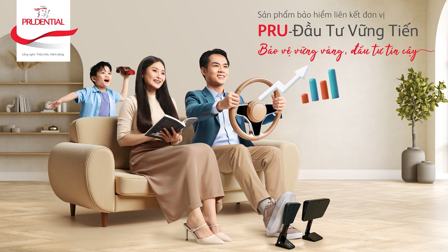 Prudential Việt Nam chính thức ra mắt Sản phẩm bảo hiểm liên kết đơn vị PRU-ĐẦU TƯ VỮNG TIẾN 22