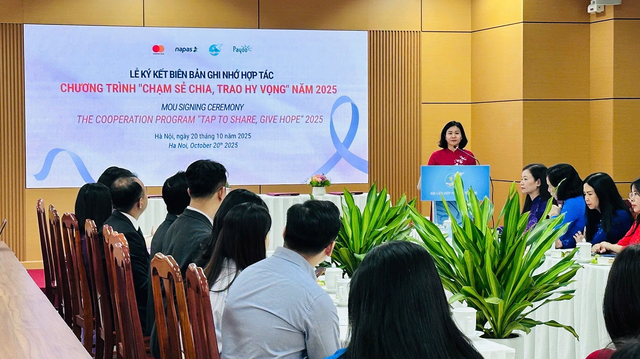 Ký kết hợp tác giữa Trung ương Hội Liên hiệp Phụ nữ Việt Nam, NAPAS, Mastercard và Payoo cho chương trình ‘Chạm sẻ chia, trao hy vọng 2025’” 9