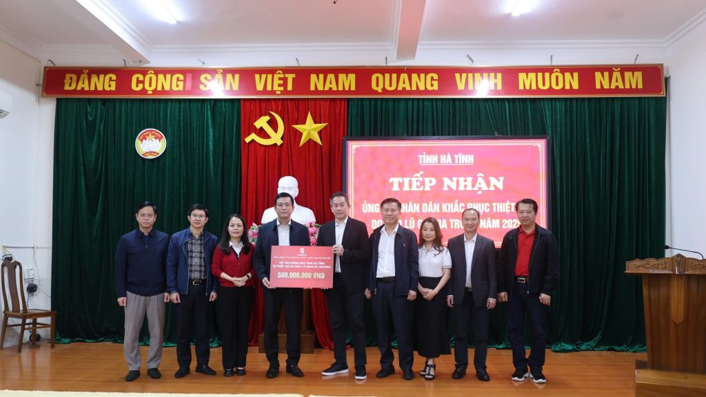 SABECO chung tay sẻ chia, đóng góp 1 tỷ đồng hỗ trợ người dân Nghệ An và Hà Tĩnh vượt qua bão lũ