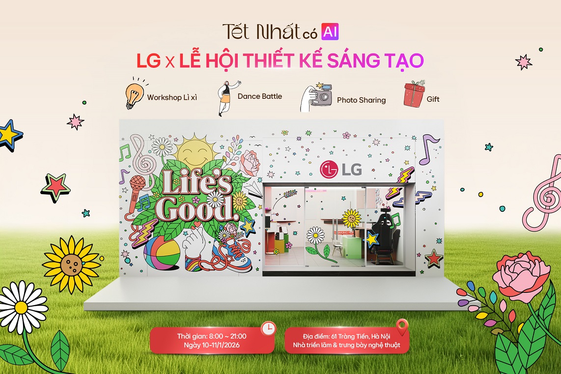 LG khởi động chiến dịch "Tết Nhà là Tết Nhất" mùa 3 với MV "Tết Nhất có AI" cùng triển lãm sáng tạo tại Hà Nội 9