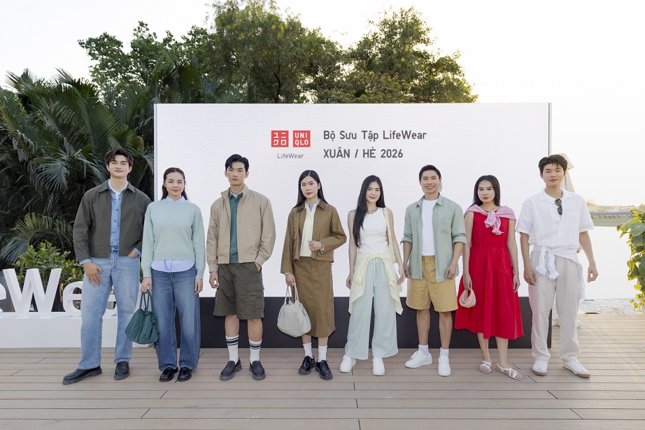 UNIQLO làm mới LifeWear xuân hè 2026 với màu sắc và phom dáng hiện đại 37
