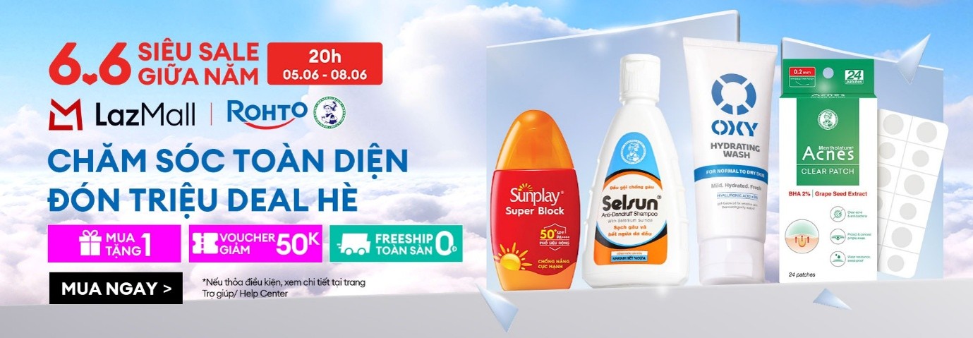 Rohto-Mentholatum tăng tốc thương mại điện tử sau 10 năm hợp tác cùng Lazada, đẩy mạnh ưu đãi dịp siêu sale 6.6 9