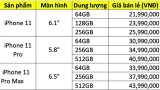 Thế Giới Di Động bán iPhone 11 giá bao nhiêu?