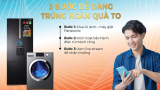 1001 giải thưởng tiền mặt khi mua tủ lạnh, máy giặt Panasonic